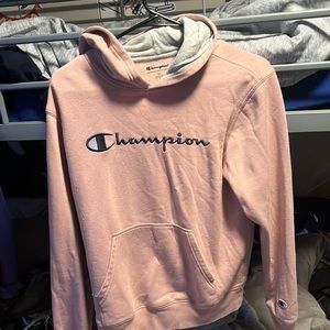Pink champion hoodie